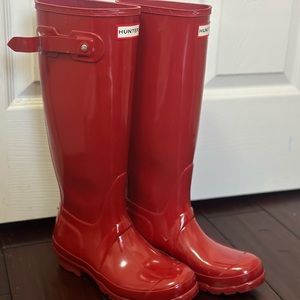 Hunter Boots: Women’s Original Tall Gloss Rain Boots